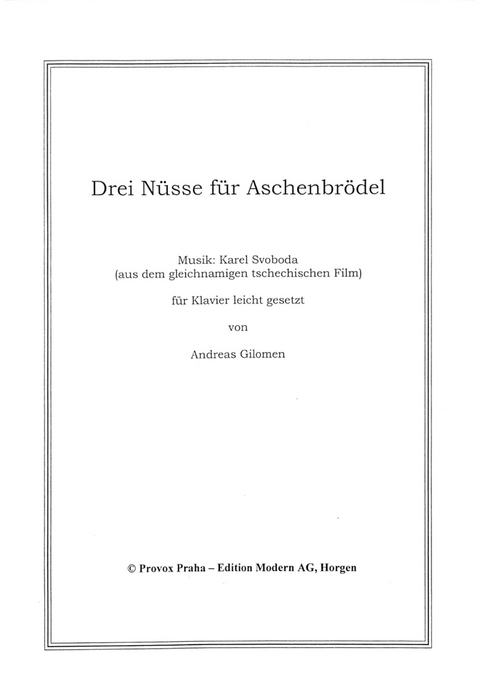 Drei Nüsse für Aschenbrödel - Karel Svoboda