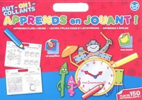 Aut-OH !-collants, apprends en jouant, 6-8 ans : apprends à lire l'heure, les multiplications et les divisions, appre...