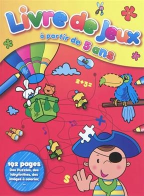 Livre de jeux, à partir de 5 ans