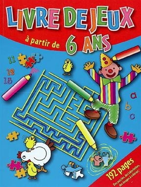 Livre de jeux : à partir de 6 ans