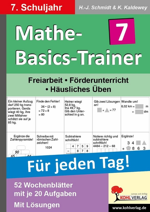 Mathe-Basics-Trainer / Klasse 7 -  Hans J Schmidt,  Kurt Kaldewey