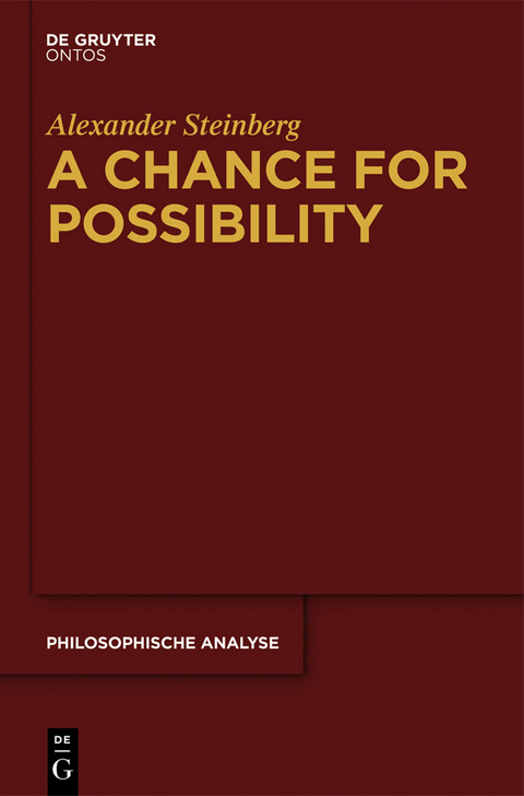 A Chance for Possibility -  Alexander Steinberg