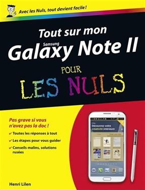 Tout sur mon Samsung Galaxy Note II pour les nuls - Henri Lilen