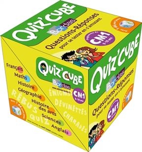 Quiz'cube, programme du CM1, 9-10 ans : questions-réponses pour se tester en s'amusant