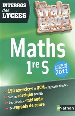 Maths 1re S : nouveau programme 2011