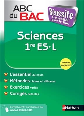 Sciences 1re ES, L : programme 2011