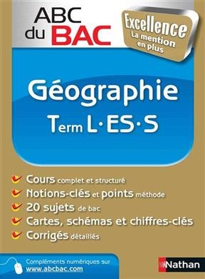 Géographie : term L, ES, S