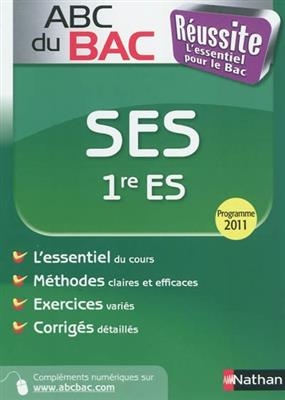 SES 1re ES : programme 2011