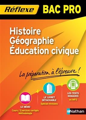 Histoire, géographie, éducation civique, bac pro : nouveau programme bac pro 3 ans