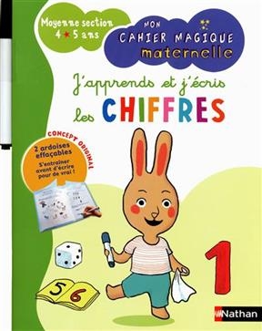 J'apprends et j'écris les chiffres : moyenne section 4-5 ans - Mathilde Marin