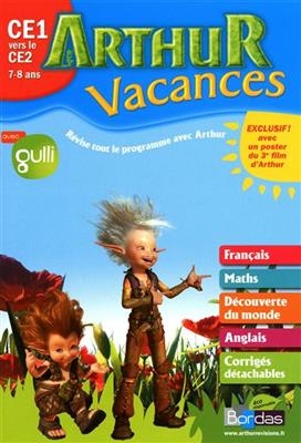 Arthur vacances CE1 vers le CE2, 7-8 ans - Marguerite Vendel