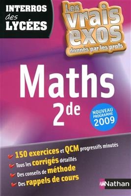 Maths 2de - Erik de Brauwere