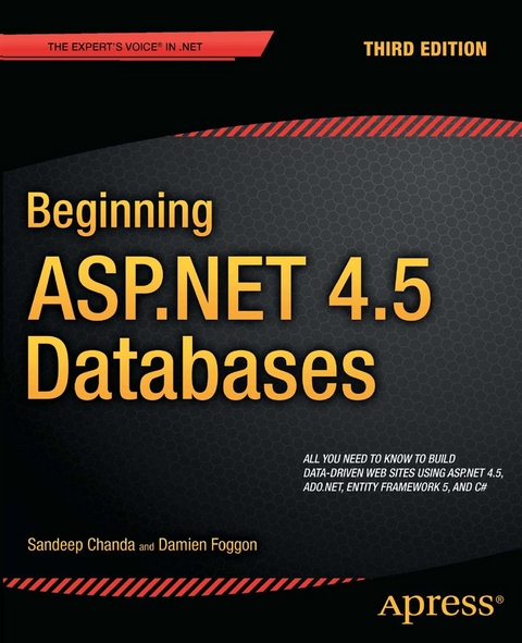 Beginning ASP.NET 4.5 Databases - Sandeep Chanda, Damien Foggon