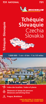 Czech Republic, Slovak Republic - Michelin National Map 731 -  Michelin