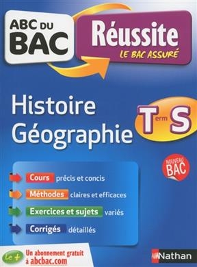 Histoire géographie, terminale S