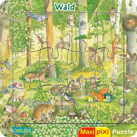 Maxi Pixi: Maxi-Pixi-Puzzle: Wald - Christine Henkel