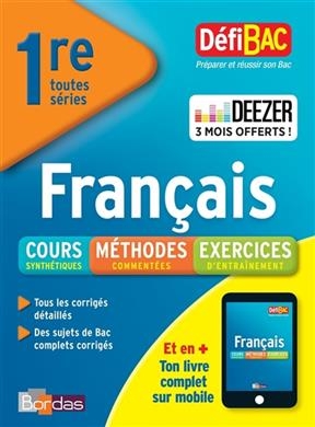 Français, 1re toutes séries