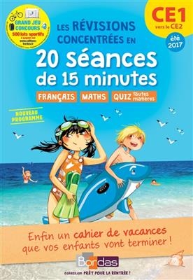 Les révisions concentrées en 20 séances de 15 minutes, CE1 vers le CE2, été 2017 : nouveau programme