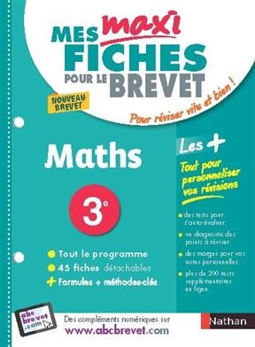 Maths, 3e : nouveau brevet - Cédric Gouygou, Gilles Lassus