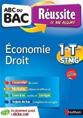 Economie droit, 1re & terminale STMG - JEAN-FRANCOIS FERRE