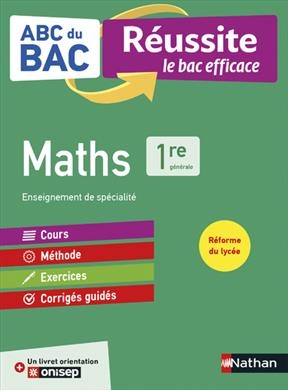 Maths 1re générale, enseignement de spécialité : réforme du lycée