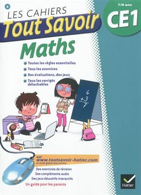 Les Cahiers Tout Savoir Maths Ce1 - Laetitia Ripoll