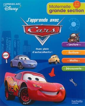 J'Apprends Avec Cars Maternelle Grande Section -  Collectif