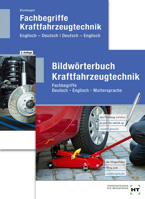 Paketangebot Bildwörterbuch Kraftfahrzeugtechnik und Fachbegriffe Kraftfahrzeugtechnik - Robert Blumhagen