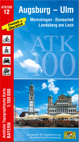 ATK100-12 Augsburg-Ulm (Amtliche Topographische Karte 1:100000) - 