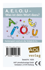 A, E, I, O, U - Was ist dein Wort dazu? - Ursula Renate Fischer