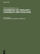 Handbook of Zoology / Handbuch der Zoologie. Mammalia. Chiroptera / [Volume 1:] Systematics - Karl F. Koopman