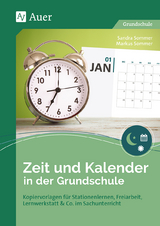 Zeit und Kalender in der Grundschule - Sommer, Sandra; Sommer, Markus