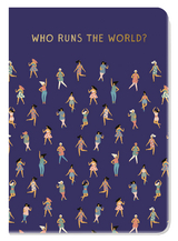 Notizheft Who runs the world? -  GROH Verlag