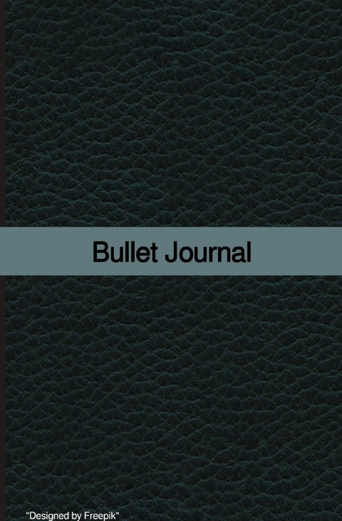 Notizbuch spiral kariert / Bullet Journal in edler Lederoptik 60 Seiten kariert Ringbuch Businessplaner Geschenke - Notizbuch Health