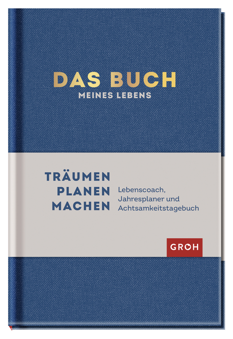 Das Buch meines Lebens (Blau) -  GROH Verlag