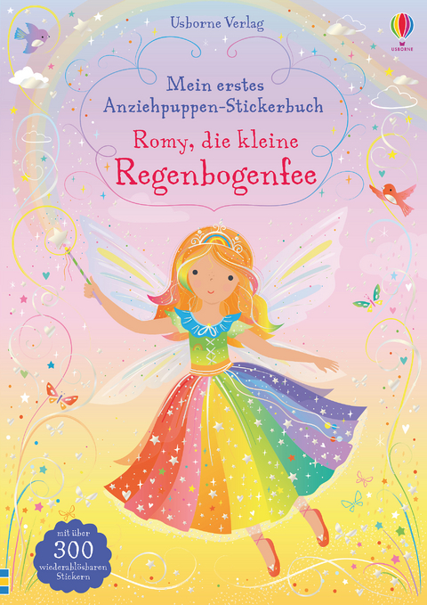 Mein erstes Anziehpuppen-Stickerbuch: Romy, die kleine Regenbogenfee - Fiona Watt