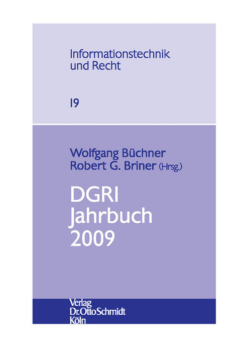 DGRI Jahrbuch 2009 - 