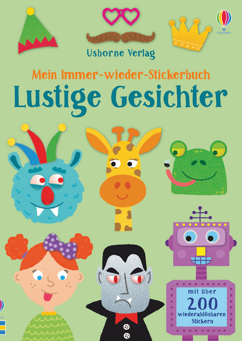 Mein Immer-wieder-Stickerbuch: Lustige Gesichter - Sam Smith