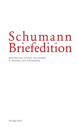 Schumann-Briefedition / Schumann-Briefedition I.1 - 