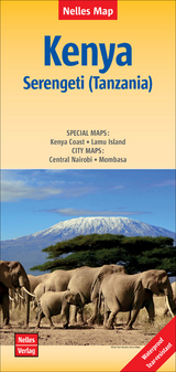 Nelles Map Landkarte Kenya - Serengeti (Tanzania) | Kenia - Serengeti (Tansania) | Kenya - Serengeti (Tanzanie) | Kenia - Serengueti (Tanzania) - 