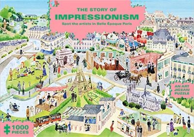 The Story of Impressionism (1000-Piece Art History Jigsaw Puzzle)