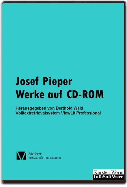 Josef Pieper: Werke auf CD-ROM - Josef Pieper