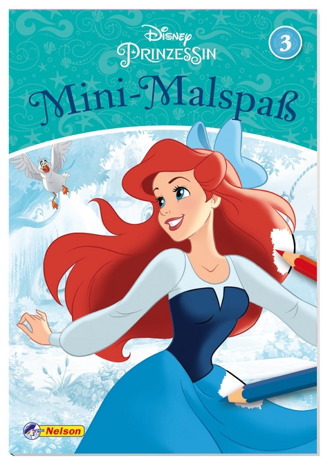 Disney Prinzessin: Mini-Malspaß Nr. 3 (Arielle)