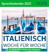 PONS Sprachkalender 2021 ITALIENISCH Woche für Woche - 