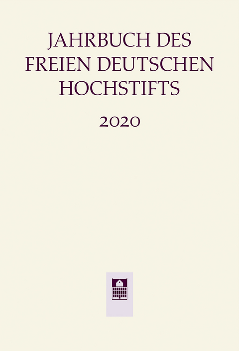 Jahrbuch des Freien Deutschen Hochstifts 2020 - 
