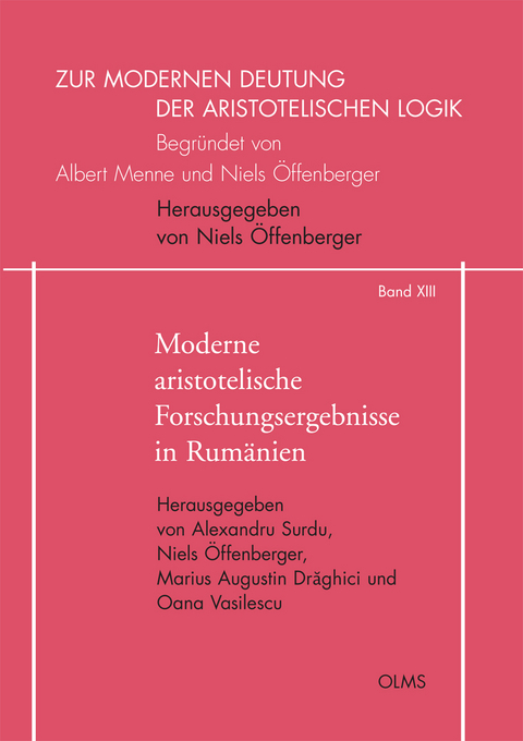 Moderne aristotelische Forschungsergebnisse in Rumänien - 