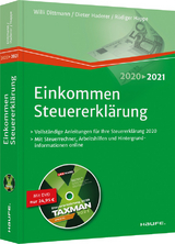 Einkommensteuererklärung 2020/2021 - inkl. DVD - Dittmann, Willi; Haderer, Dieter; Happe, Rüdiger