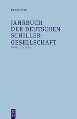 Jahrbuch der Deutschen Schillergesellschaft / 2020 - 