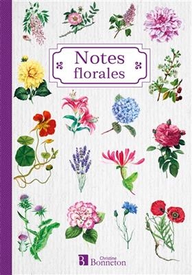 PETIT CARNET DE NOTES FLORALES -  Collectif