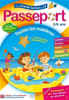Passeport de la grande section au CP, 5-6 ans : toutes les matières - Marie-Christine Exbrayat, Guy Blandino